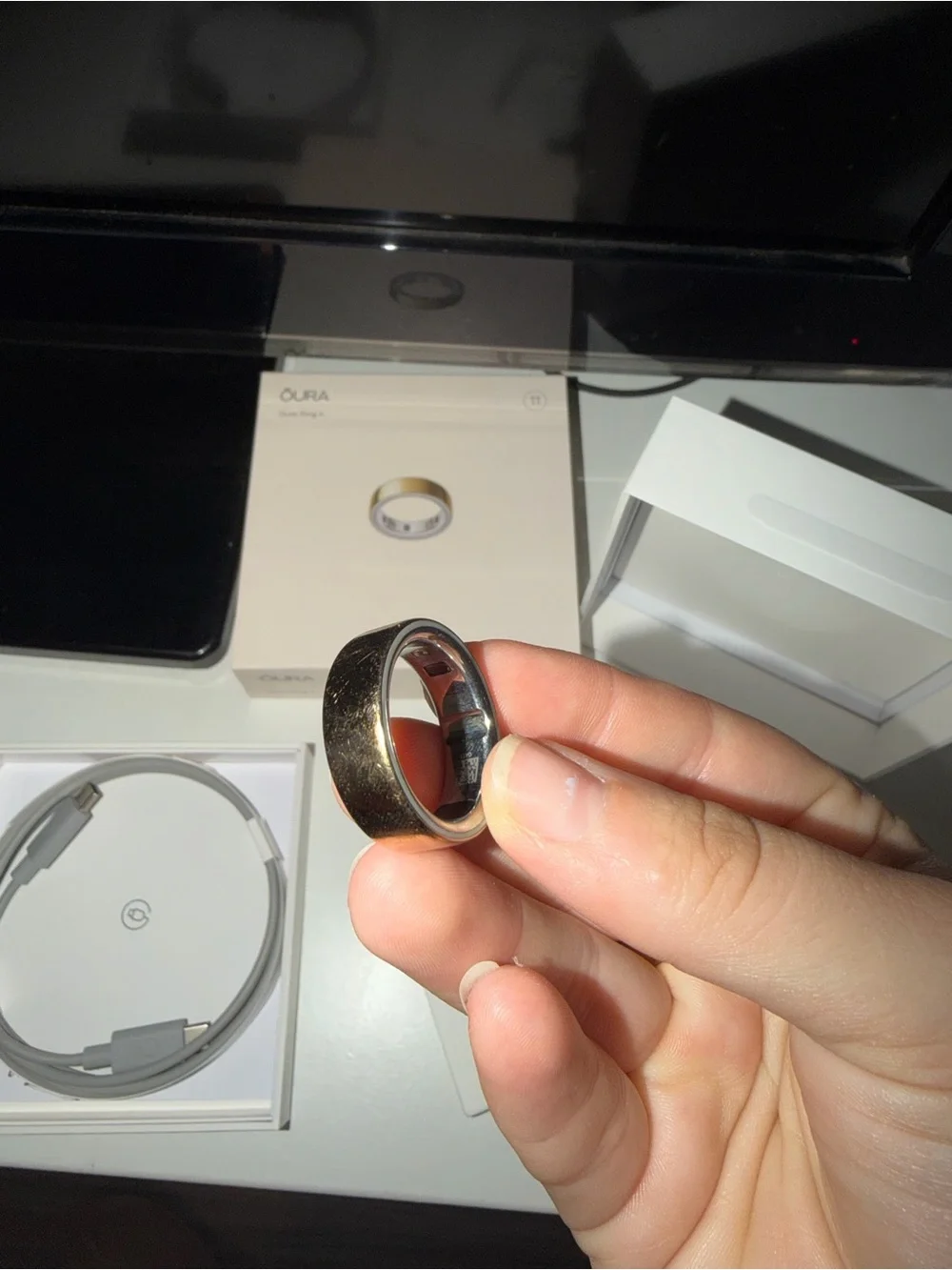 ŌURA Ring 4 - Gold (Size 11)